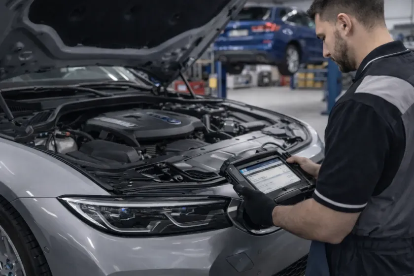 Diagnóstico eletrônico com scanner da marca Premium Car Porto Alegre