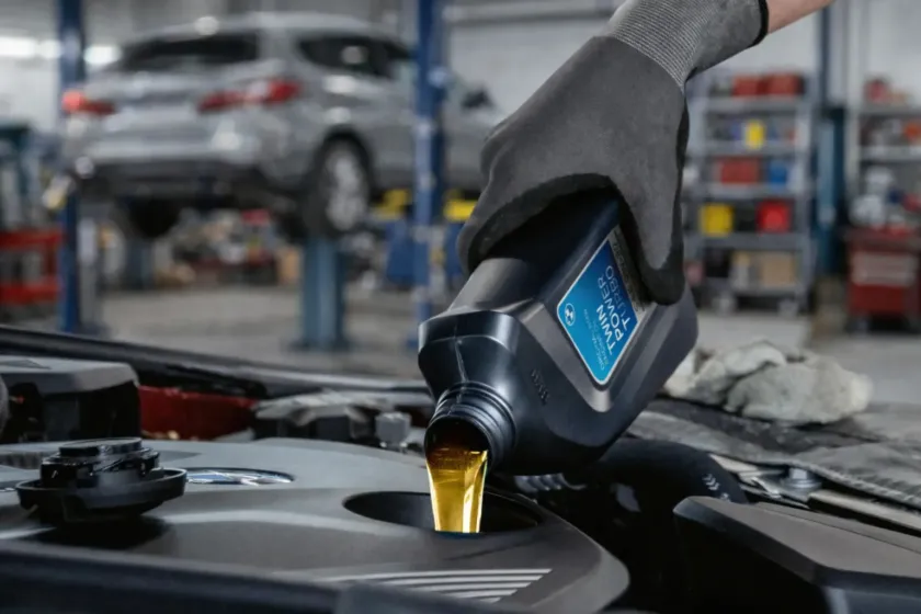 Troca de óleo na norma de fábrica Premium Car Porto Alegre